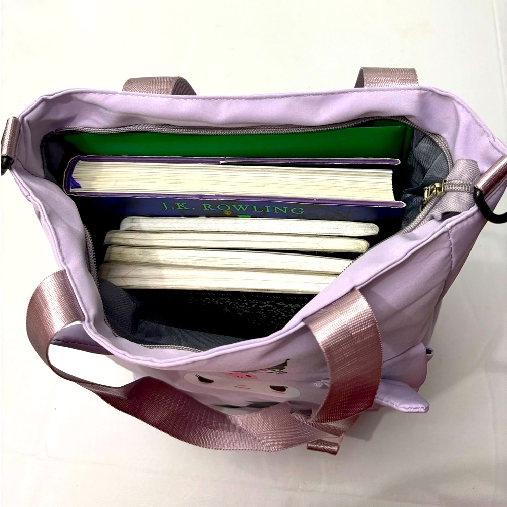 Cartoon Cute Kuromi Shoulder Crossbody Tote Bag. - Picture 7 of 10